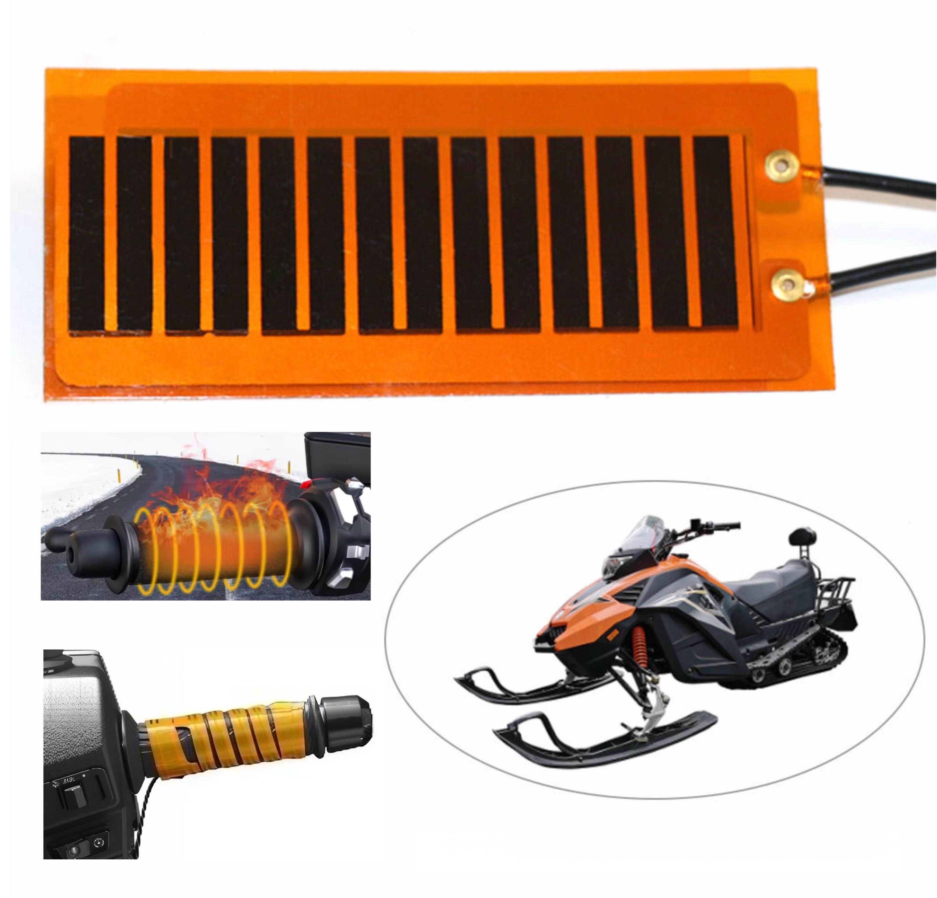 Calentador de poliimida para manillar de motocicleta