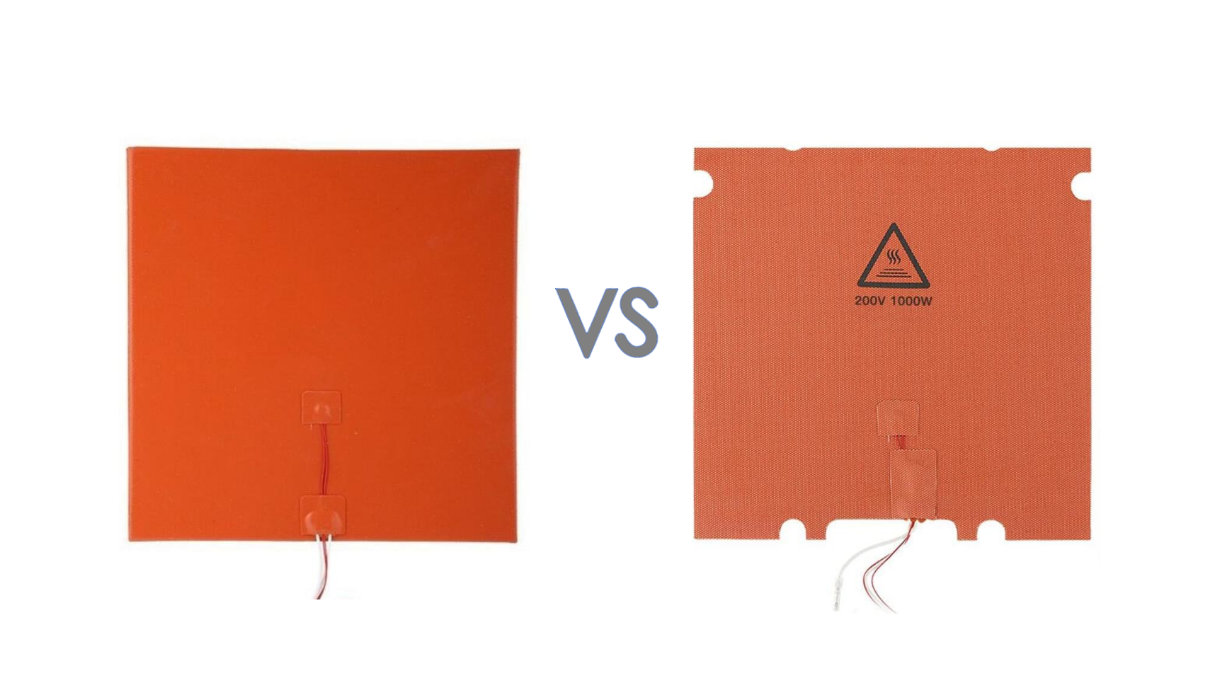 Estándar vs. calentadores de silicona de alta temperatura para impresión 3D
